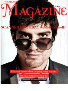 ALASTAIR COOK Geordia May Jagger CHIWETEL EJIOFOR Times Mag (23 April 2011) - Picture 1 of 1