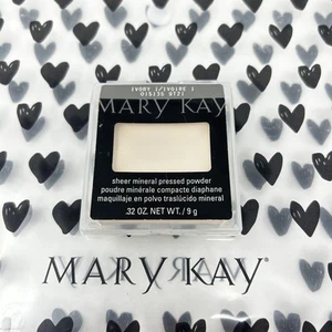 Mary Kay Sheer Mineral Pressed Powder Ivory 1 #015135 0.32 oz./ 9g - Picture 1 of 2