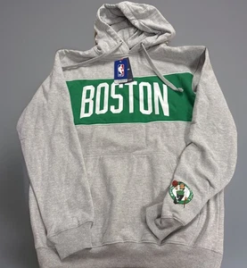 Nuovo Fanatics Boston Celtics Pullover Felpa con Cappuccio NBA Grigio Taglia XLT - Foto 1 di 5