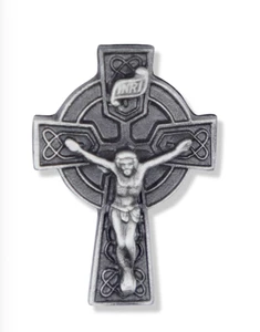 Pin solapa crucifijo celta peltre - Imagen 1 de 1