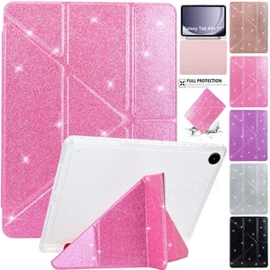 For Samsung Galaxy Tab A9 Plus 11" X210 X216 X218U Bling Glitter Flip Case Cover - Picture 1 of 55