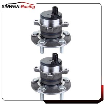 Pair Rear Wheel Bearing & Hub For 2006 2007 2008 2009 2010 - 2013 Volvo C30 C70 Foto 1 de 4
