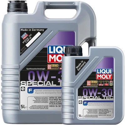 1x5+1x1L Liqui Special Tec F 0W30 Aceite Apto para Api Sn Ford WSS-M2C 950A - Imagen 1 de 4
