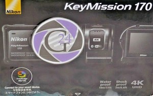 Nikon Keymission 170 UHD WLAN Action Kamera - Schwarz - NEU