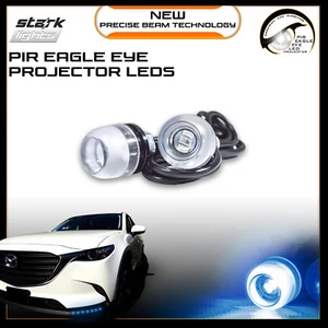 Eagle Eye 18mm Projector BLUE 10K LED Fog Light DRL Backup Signal Bulbs - 2 PCS - Picture 1 of 5