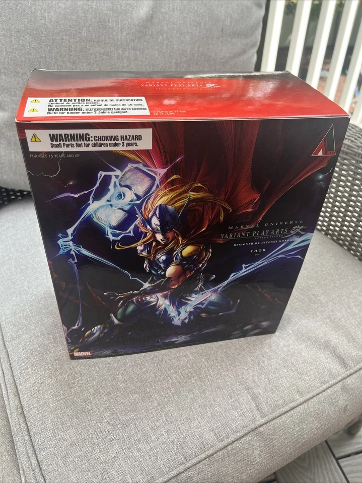 Play Arts Kai Marvel Universe Avenger Thor Action Figure 11" 3d Model Toy CN