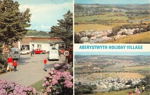 POSTCARD - WALES - ABERYSTWYTH - HOLIDAY VILLAGE - MULTI VIEW - Foto 1 di 2