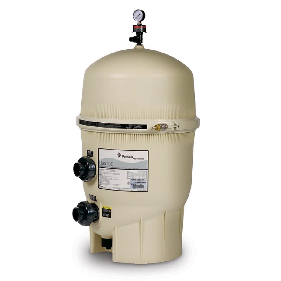Pentair Quad DE High Flow Filter | 60 Sq Ft | 120 GPM | EC-188592 - Image 1 of 1