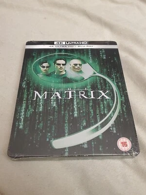 G1N The Matrix Part 1 Steelbook Edition 4K UHD Ultra HD Movie Film UK Rel Foto 1 de 4