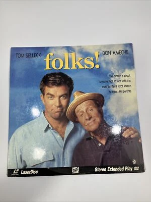 FOLKS! Laserdisc LD NEW SEALED RARE GREAT FILM TOM SELLECK - Image 1 of 3