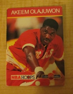 1990-91 NBA Hoops Collect-A-Books Hakeem Olajuwon #43 Houston Rockets - Picture 1 of 5