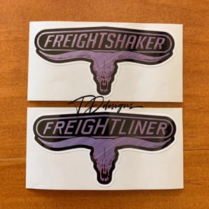 Freightliner Freightshaker bug truck Logo | printed decal sticker outside inside - Picture 1 of 5