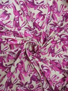 50Yard Indian Floral Hand Printed Cotton Fabric Sewing Fabrics Dressmaking Craft - Picture 1 of 4