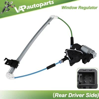 For Mazda 3 2004-2009 Sedan Rear Left with Motor Power Window Regulator W/Motor - Image 1 of 4