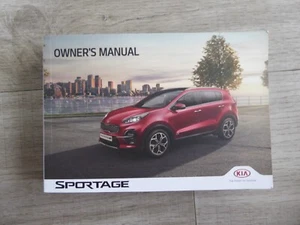 KIA SPORTAGE 2018-2021 HANDBOOK OWNERS MANUAL PRINT 2020 GENUINE - Picture 1 of 10