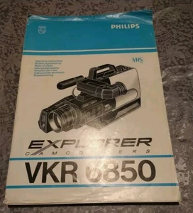 Manuale Philips Explorer Camcorders VKR 6850 Istruzioni per l'uso - Foto 1 di 2