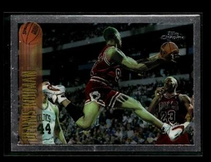 1996-97 Topps Chrome #176 Dennis Rodman Chicago Bulls - Picture 1 of 2