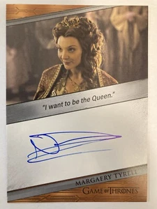 2024 Game Thrones Legends of The Realm Natalie Dormer Quotable autograph card - Picture 1 of 2