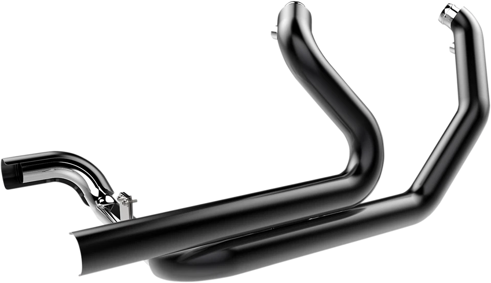 Tubo de cabeza 2:2 con protector térmico negro para Harley Road King EFI FLHR 2009-2016 Foto 1 de 1