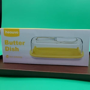 Heouvo Butter Dish With Butter Knife. - Picture 1 of 3