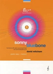 Sonny Bluebone for Trombone Treble Clef Music Book/CD plus Key Sig Bookmark - Picture 1 of 11