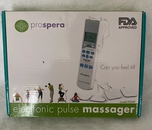 Prospera Electronic Pulse Massager PL009 LCD Display NEW Open Box - Picture 1 of 9