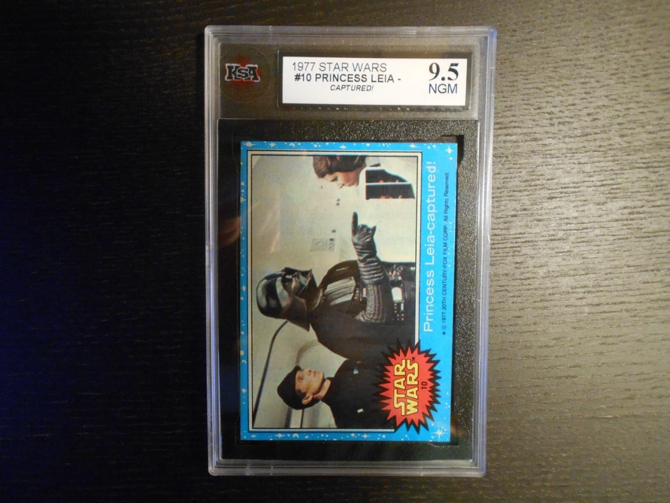 1977 STAR WARS S1 #10 Princess Leia Captured KSA 9.5 (PSA 10/APR $1800) GEM 💎 - Image 1 of 3