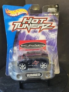 Hot Wheels 2004 Hot Tunerz '04 Hummer H2 SUV negro KMC Wheel Company - Imagen 1 de 2