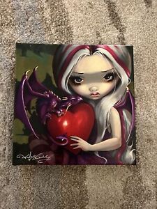 jasmine becket griffith Signed Valentine Dragon 