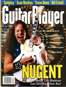 Guitar Player Magazine December 2002 Ted Nugent Steve Howe Bill Frisell - Picture 1 of 2