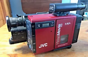 JVC GR-C7U VHS-C Video Movie Camcorder Red Back To The Future Stranger Things - Picture 1 of 16