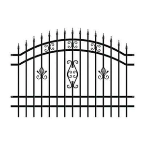 8m Zaun 1.45 x 2m Zaunelemente Metallzaun Gartenzaun Schmuckzaun Zaunfeld Tor - Bild 1 von 5