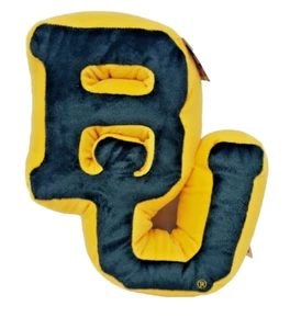 BAYLOR BEARS INITIAL STUFFED PLUSH LOGO PILLOW 12" HERRINGTON BEARS - Picture 1 of 3