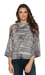 River + Sky Vail Cold Shoulder Sweatshirt - Picture 1 of 5