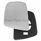Passenger side Clip Convex wing mirror glass for Nissan NV200 10-23