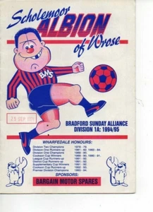 Scholemoor Albion of Wrose v FC Greengates 1994/95 Bradford Sunday Alliance Div1 - Bild 1 von 1