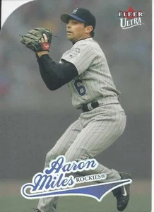 2004 Ultra Platinum No Serial Number Aaron Miles 294 Rockies - Picture 1 of 2