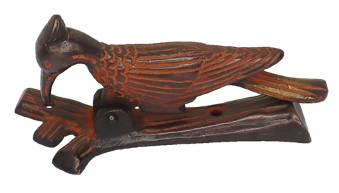 Woodpecker Shape Door Bell Victorian Antique Style Handmade Brass Door Knocker Cover