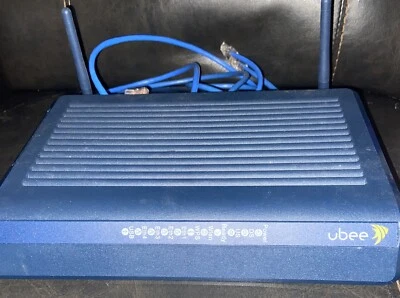 UBEE DDW3611 Dual-Stream N Wireless Cable Modem W/ 3 Ethernet Cords - Image 1 of 4