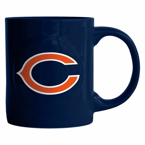 Boelter Brands NFL Chicago Bears 11-ounce Sculpted Ceramic Coffee Mug Cover