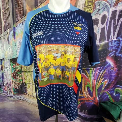 Fifa World Cup Germany F.E.F Team Ecuador 2006 Shirt Rare C15 Cover