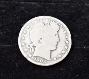 1902 0   BARBER HALF DOLLAR - Picture 1 of 8