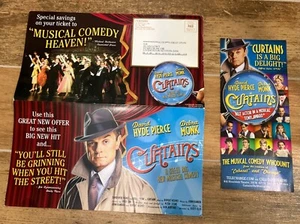 Cortinas el musical Broadway DOS anuncios volantes David Hyde Pierce Kander & Ebb - Imagen 1 de 1