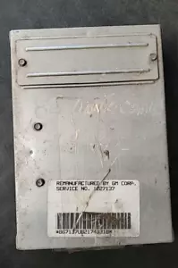Computadora con motor Chevy Montecarlo 86 ECM ECU 1227137 - Imagen 1 de 1