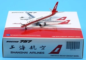 JC Wings 1:400 Shanghai Airlines Boeing B757-200 Diecast Aircraft Model B-2834 - Picture 1 of 13