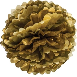 Papel Pañuelo Varios Colores 15" Pom Pom Colgante Decoración - Imagen 1 de 1