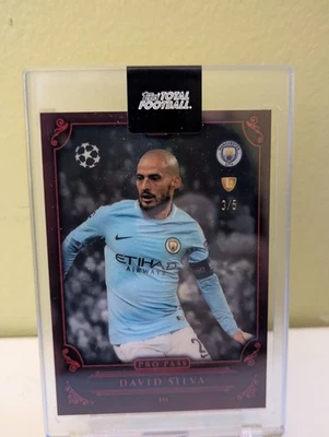 2024-25 Topps Total Football David Silva Pro Pass Red /5 - Manchester City/Spain - Image 1 of 2
