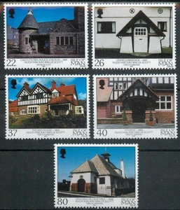 Isle of Man 2001 Architecture Mackay Hugh Baillie Scott set SG 953-957 MNH mint - Picture 1 of 1