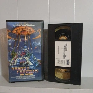 Vintage Transformers The Movie 1986 VHS 1999 Kid Rhino Home Video Rare Tested - Picture 1 of 2