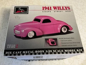 SPEC CAST 1941 WILLYS Coupe Street Rod. DIE CAST METAL BODY. 1:25. #94000. - Picture 1 of 6